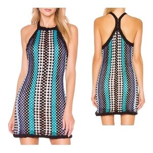 NEW NBD x REVOLVE Weylyn Crochet Mini Dress in Baja, Size XXS